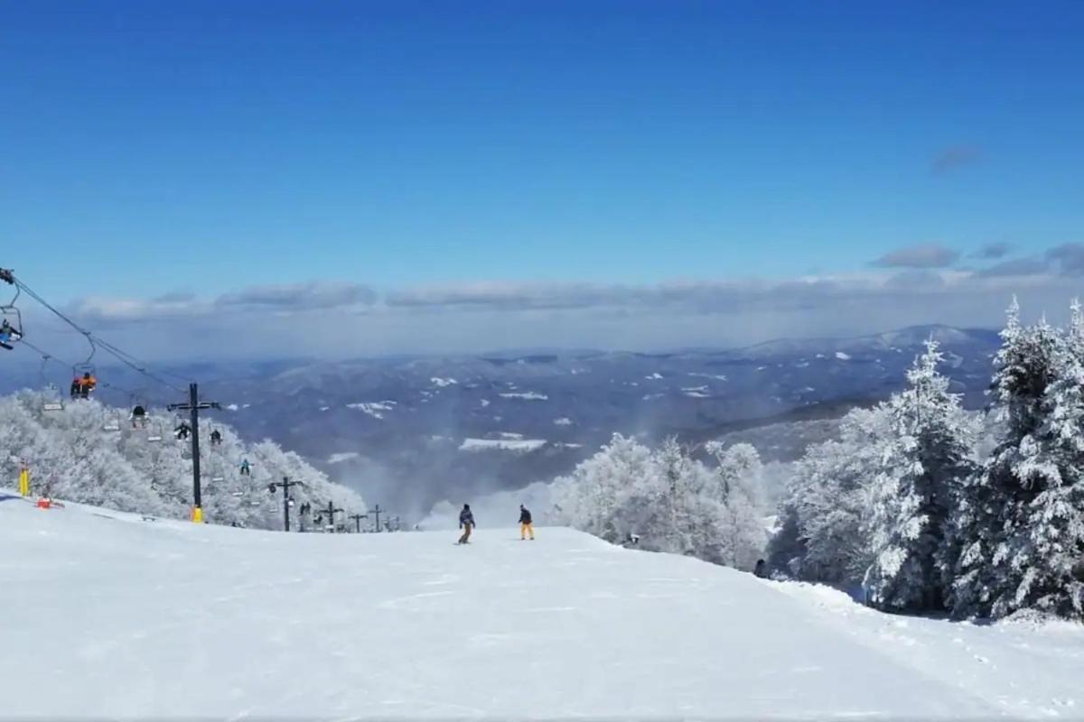 Cozy Mountain Top Ski Studio 비치 마운틴 외부 사진